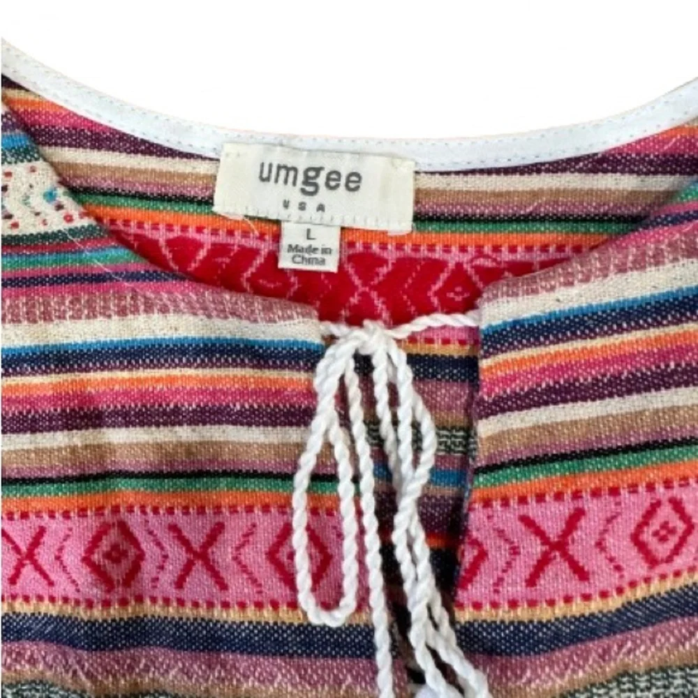 Flowing Tank Top Umgee Large - Picture 3 of 3